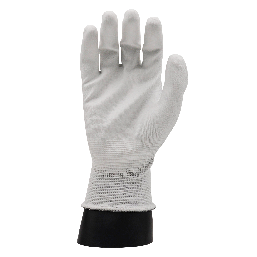 Guante Poliéster Recubierto de Poliuretano (Par) Blanco HL-130W - 2